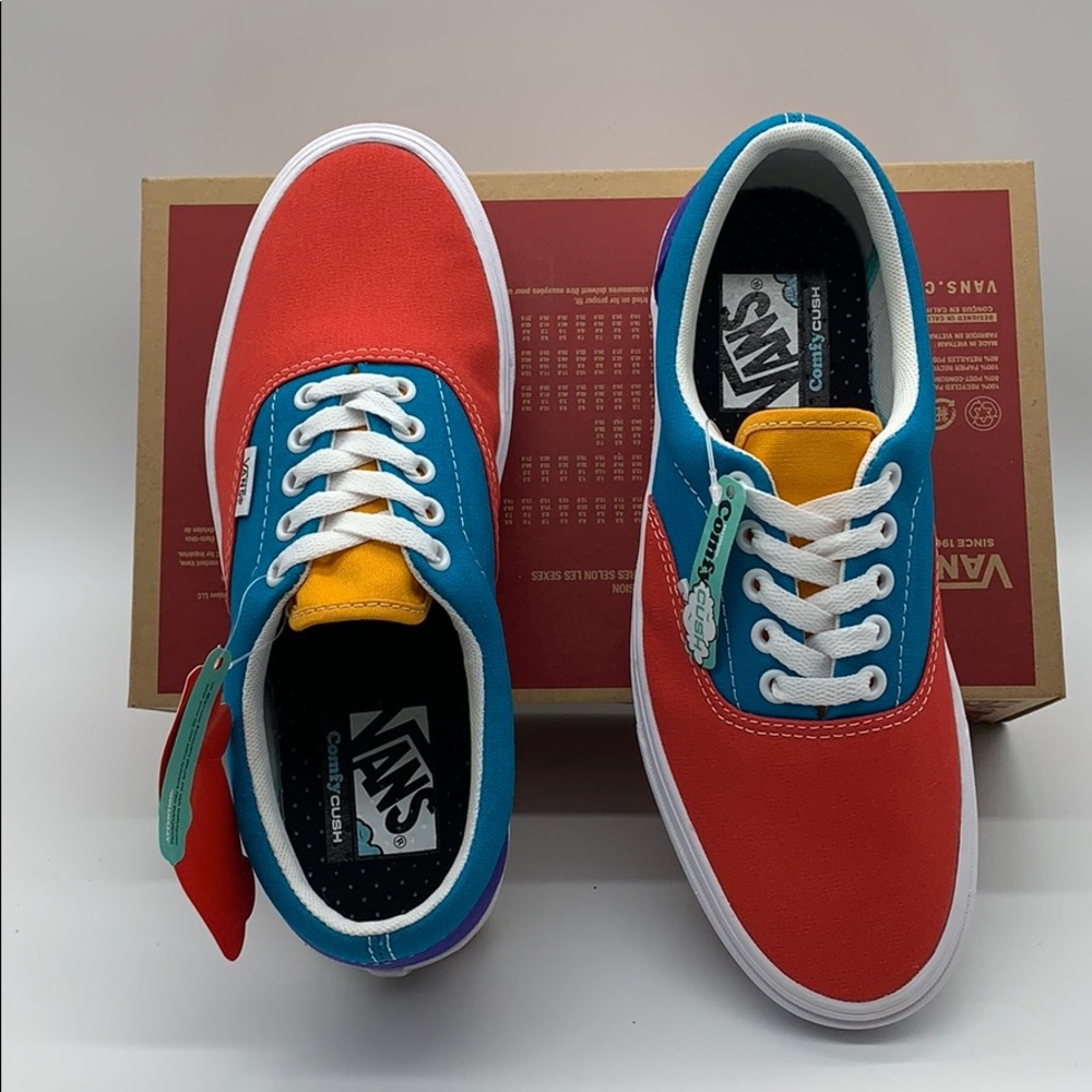 VANS COMFYCUSH ERA Multi Block Multi/True White Wm - Picture 10 of 16